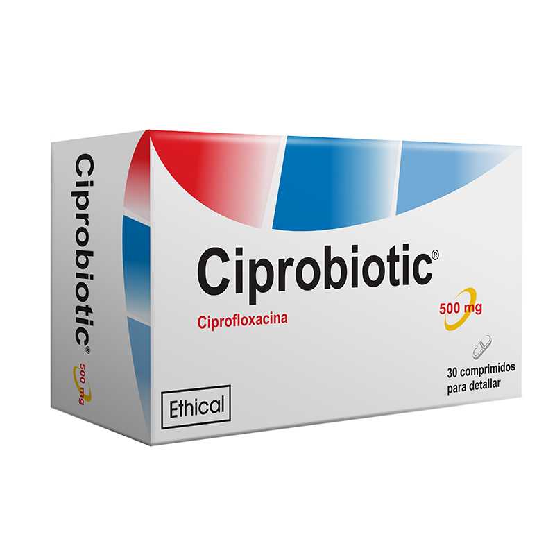 Ciprobiotic Antibacteriano quinolónico 500 mg