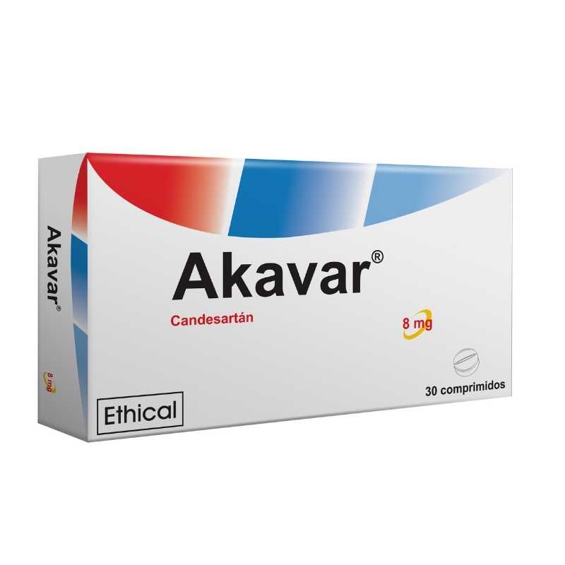 Akavar Antihipertensivo 8 mg