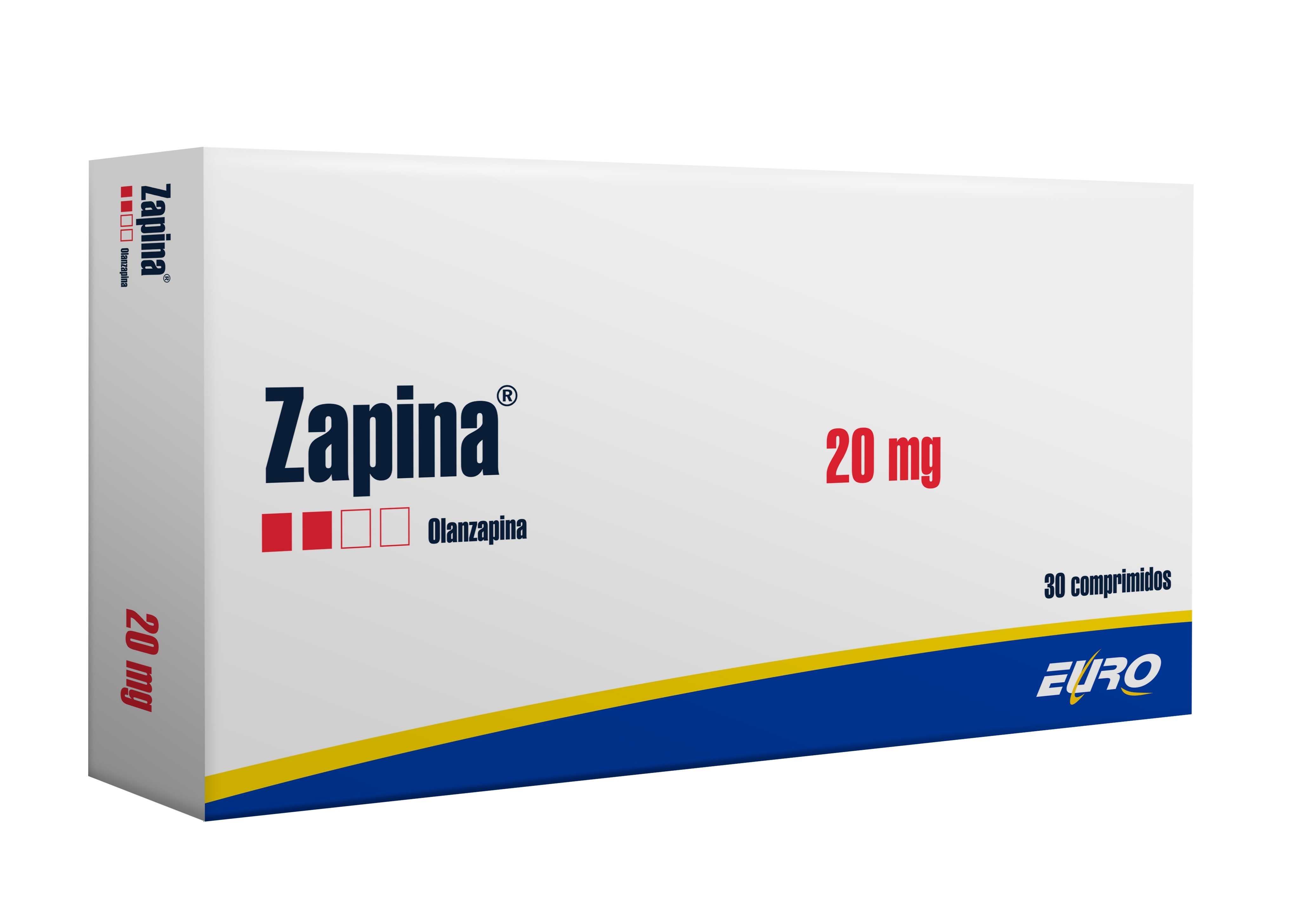 Zapina Antipsicótico 20 mg