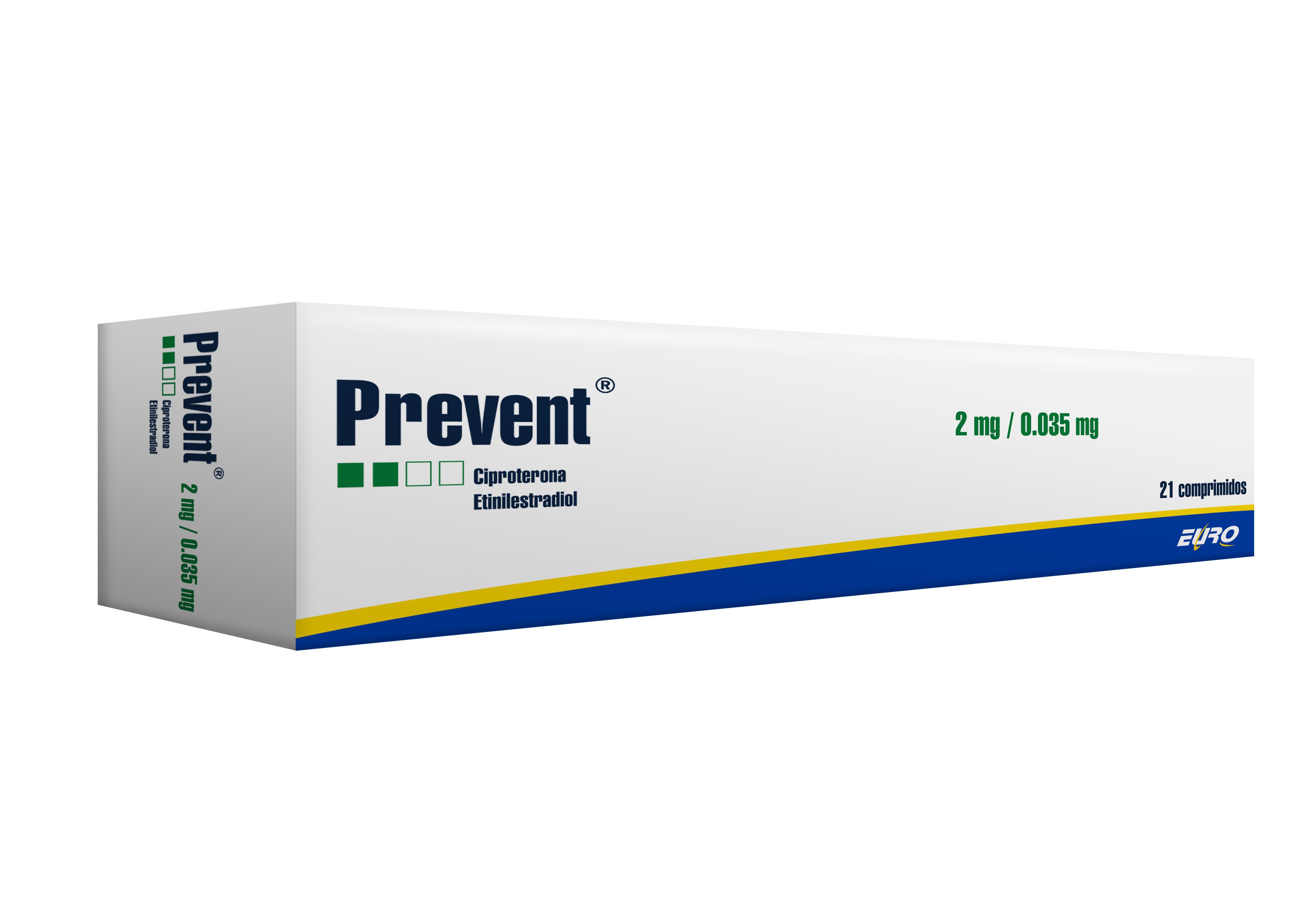 Prevent Anticonceptivo 2 mg / 0.035 mg